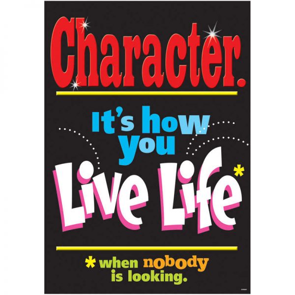 ARGUS® Character-it's how you... ARGUS® Poster, 13.375" x 19"