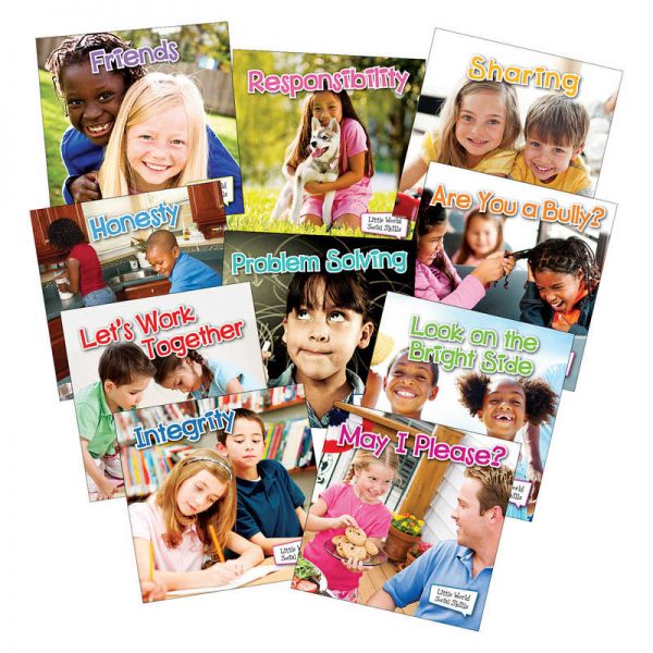 Teacher Created Resources Little World Social Skills Set of 10 Books