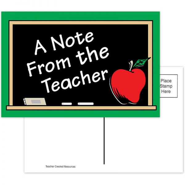 Teacher Created Resources A Note from the Teacher Postcards, Pack of 30