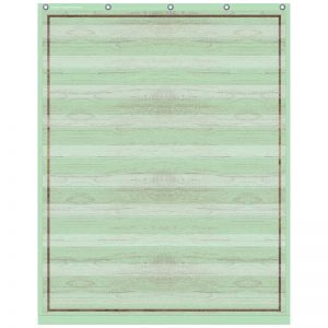 Teacher Created Resources Mint Painted Wood 10 Pocket Chart, 34" x 44"