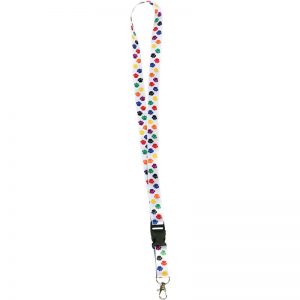 Teacher Created Resources Colorful Paw Print Lanyard