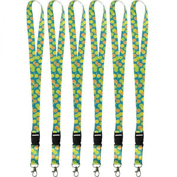 Teacher Created Resources Lemon Zest Lanyard, Pack of 6