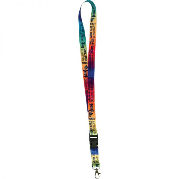 Teacher Created Resources Positive Saying Watercolor Lanyard
