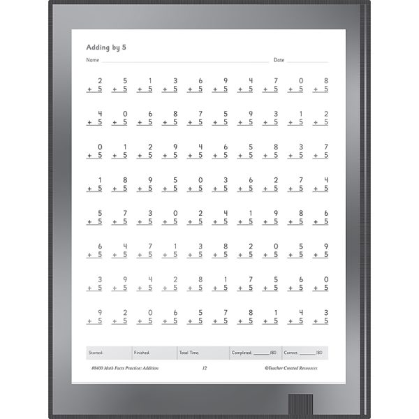 Teacher Created Resources Deluxe Dry-Erase Pocket, For 8-1/2" x 11" Paper, 1 Each