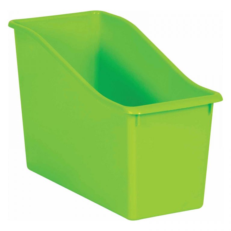 Teacher Created Resources Lime Plastic Book Bin