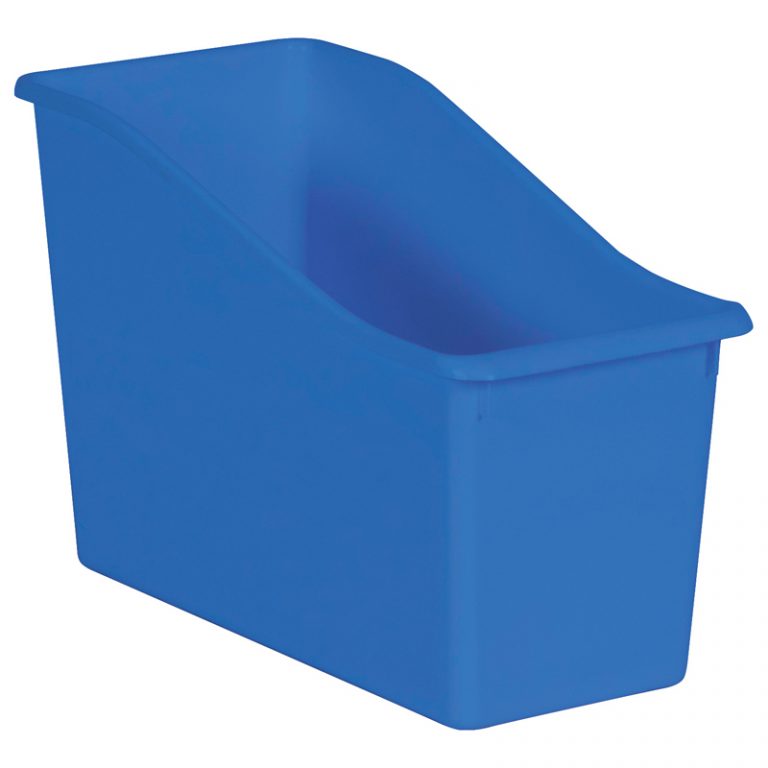 Teacher Created Resources Blue Plastic Book Bin