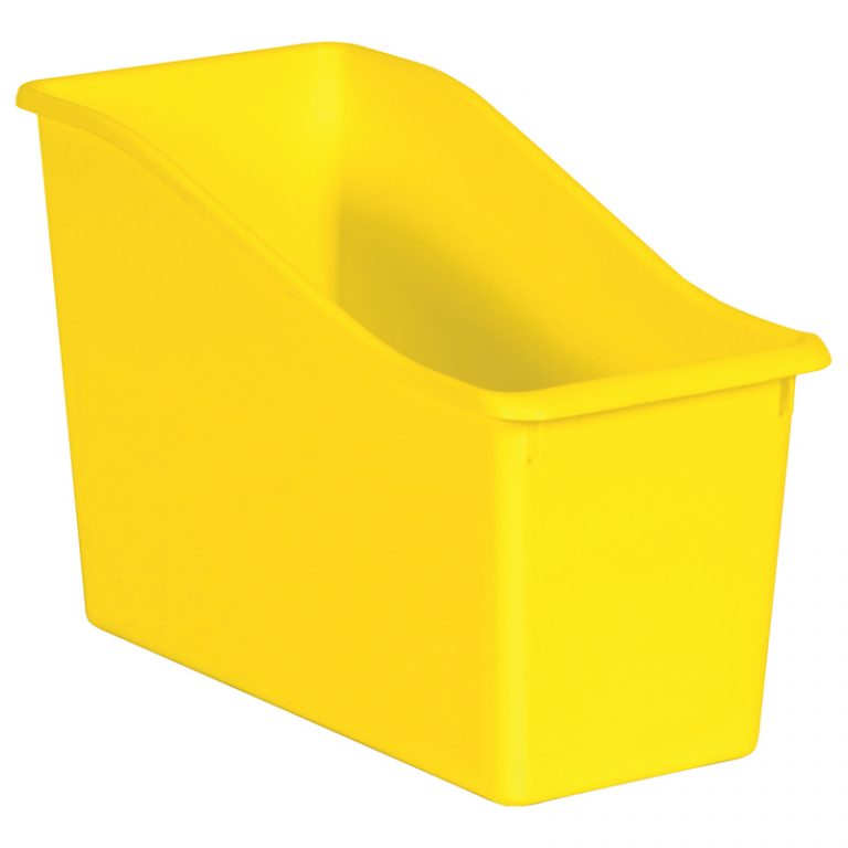 Teacher Created Resources Yellow Plastic Book Bin