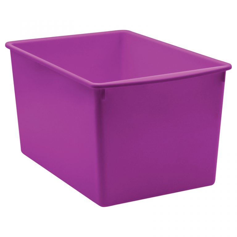 Teacher Created Resources Purple Plastic Multi-Purpose Bin