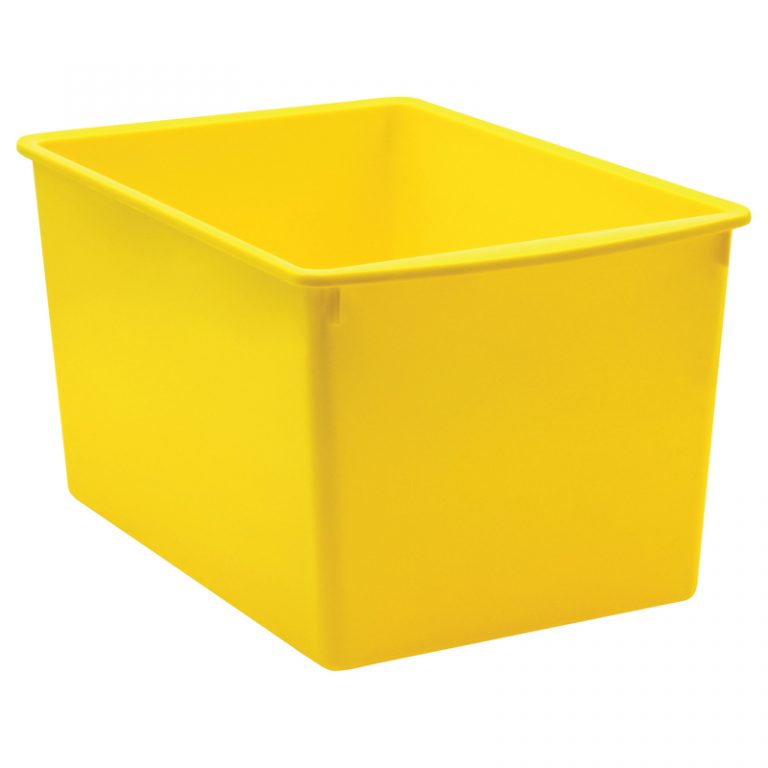 Teacher Created Resources Yellow Plastic Multi-Purpose Bin