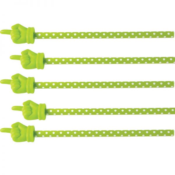 Teacher Created Resources Lime Polka Dots Hand Pointer, Pack of 5