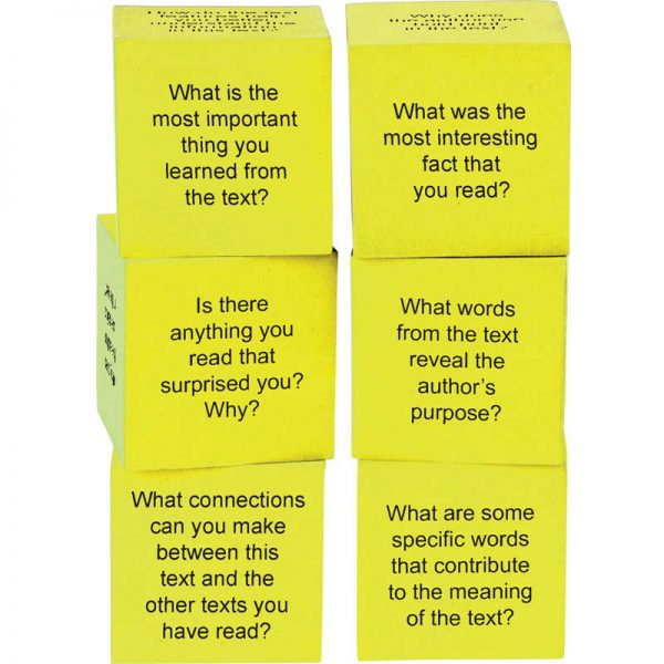 Teacher Created Resources Foam Nonfiction Comprehension Cubes