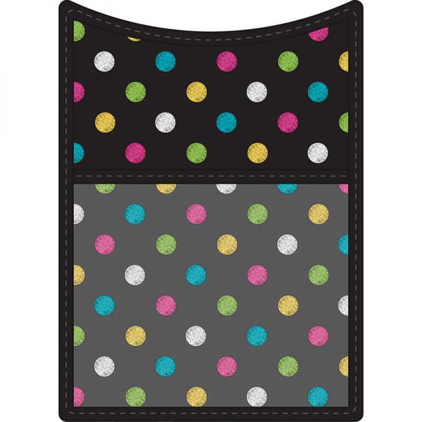 Teacher Created Resources Chalkboard Brights Magnetic Storage Pocket