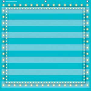 Teacher Created Resources Light Blue Marquee 7 Pocket Chart (28" x 28")