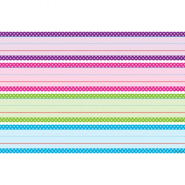 Teacher Created Resources Bright Colors Polka Dots Sentence Strips