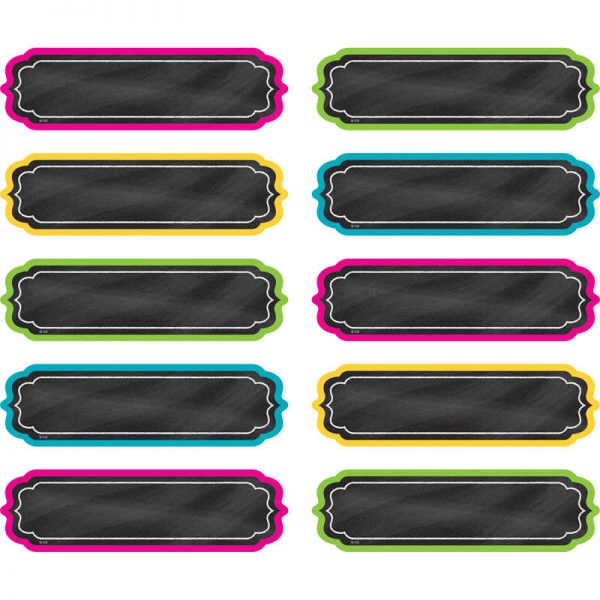 Teacher Created Resources Chalkboard Brights Labels