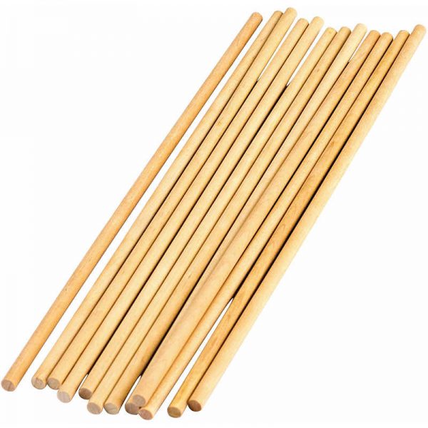 Teacher Created Resources STEM Basics: 1/4" Wood Dowels, Pack of 12