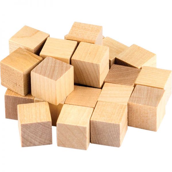 Teacher Created Resources STEM Basics: Wooden Cubes, Pack of 25