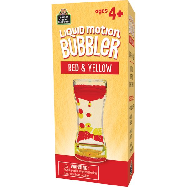 Teacher Created Resources Liquid Motion Bubbler, Red & Yellow