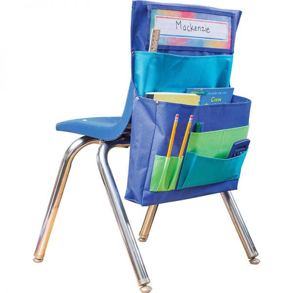 Teacher Created Resources Blue, Teal & Lime Chair Pocket