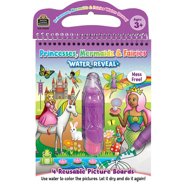 Teacher Created Resources Princesses, Mermaids & Fairies Water Reveal