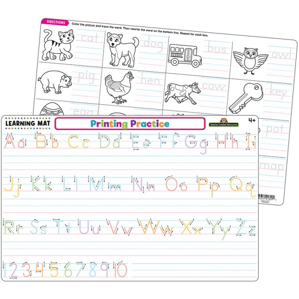 Teacher Created Resources Printing Practice Learning Mat