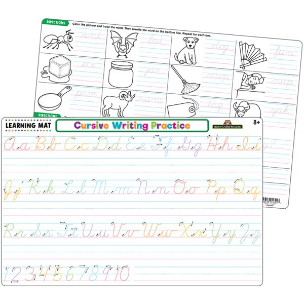 Teacher Created Resources Cursive Writing Practice Learning Mat