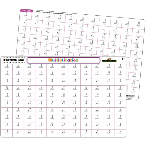 Teacher Created Resources Multiplication Learning Mat