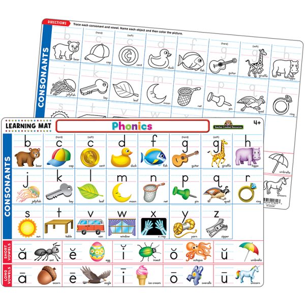 Teacher Created Resources Phonics Learning Mat