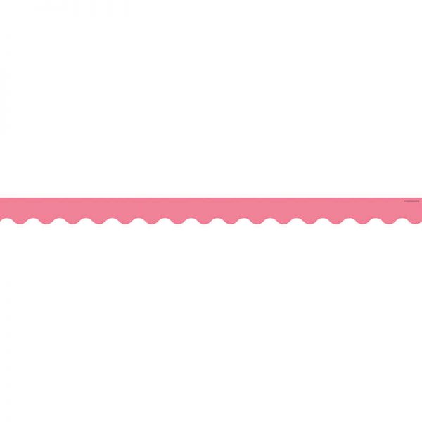 Teacher Created Resources Light Pink Scalloped Border Trim, 35 Feet