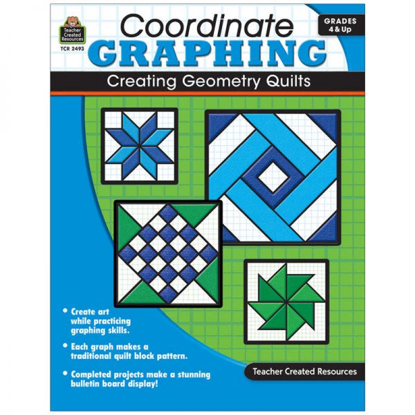 Teacher Created Resources Coordinate Graphing: Creating Geometry Quilts