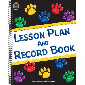 Teacher Created Resources Paw Prints Lesson Plan and Record Book