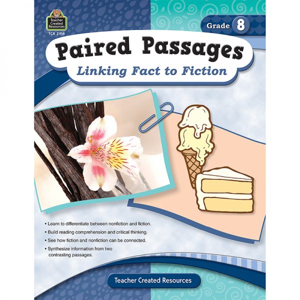 Teacher Created Resources Paired Passages: Linking Fact to Fiction, Grade 8