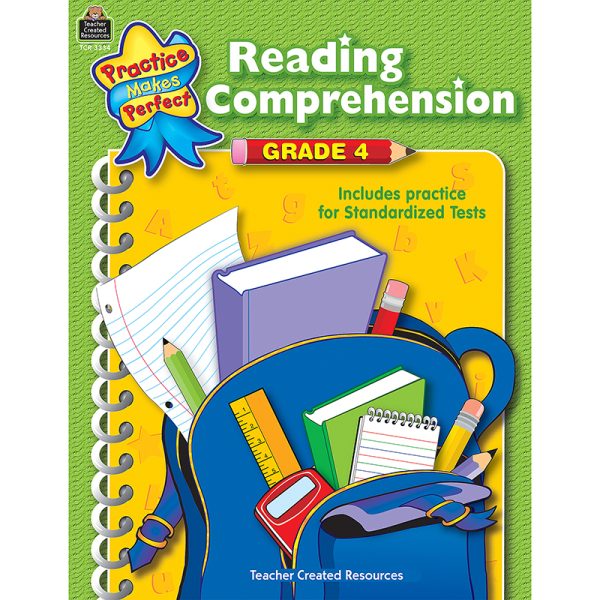 Teacher Created Resources Practice Makes Perfect: Reading Comprehension Book, Grade 4
