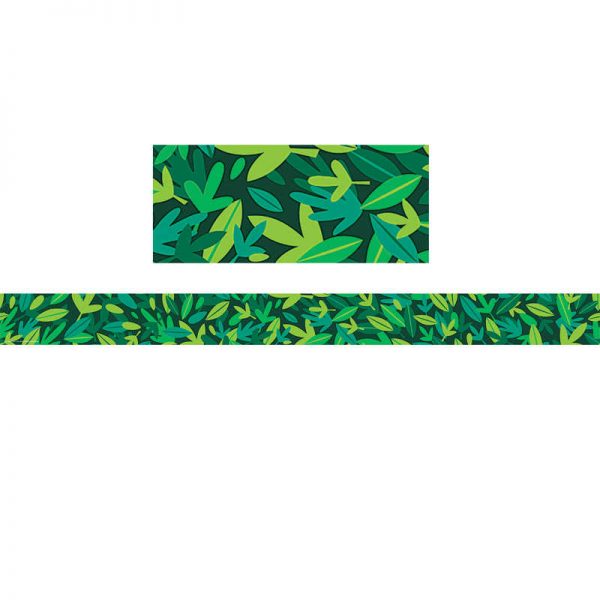Teacher Created Resources Ranger Rick Forest Leaves Straight Border Trim, 35 Feet