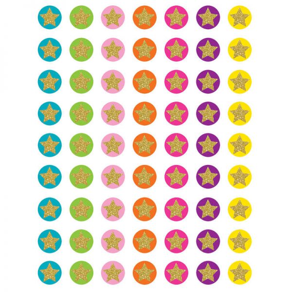 Teacher Created Resources Confetti Stars Mini Stickers, Pack of 378
