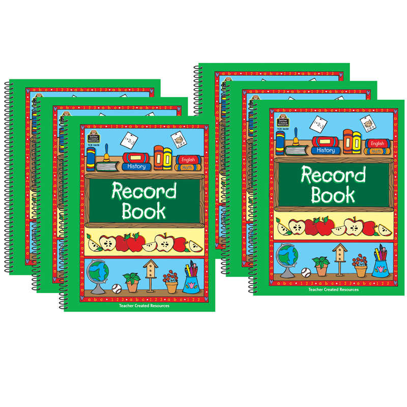TeachersParadise Teacher Created Resources Record Book Green Border