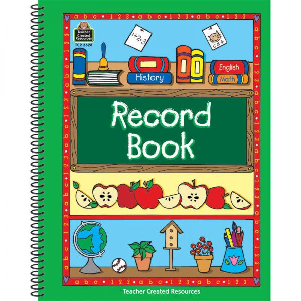 Teacher Created Resources Record Book Green Border