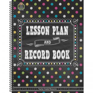 Teacher Created Resources Chalkboard Brights Lesson Plan and Record Book