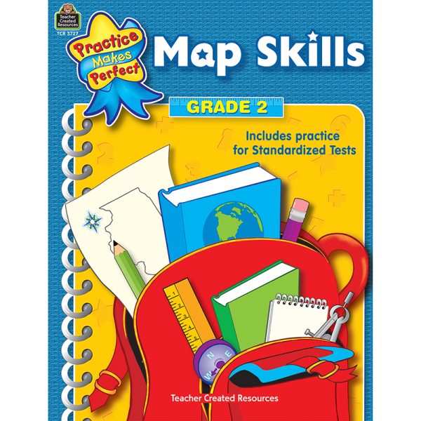 Teacher Created Resources Practice Makes Perfect: Map Skills Workbook, Grade 2