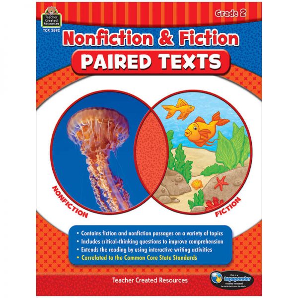 Teacher Created Resources Nonfiction and Fiction Paired Texts, Grade 2