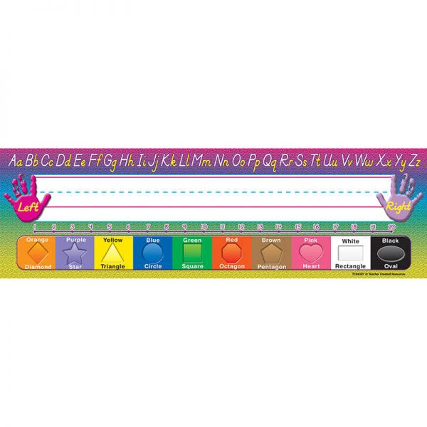 Teacher Created Resources Modern Printing Flat Name Plates, Pack of 36