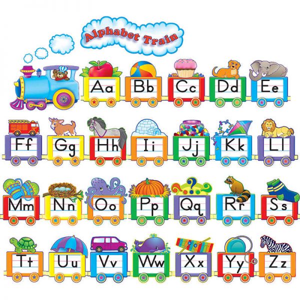 Teacher Created Resources Alphabet Train Bulletin Board Display Set