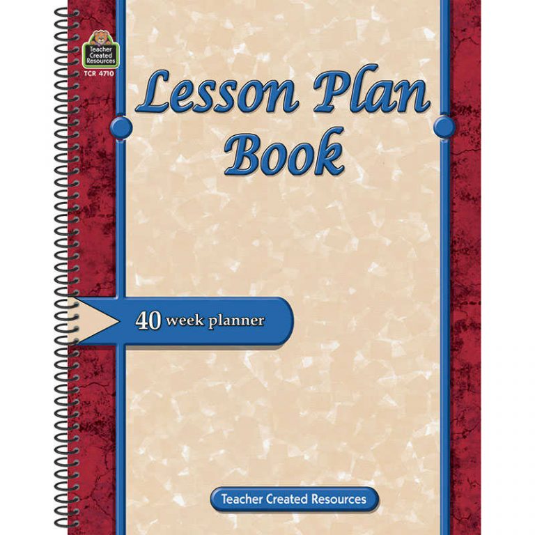 TeachersParadise Teacher Created Resources Lesson Plan Book TCR4710