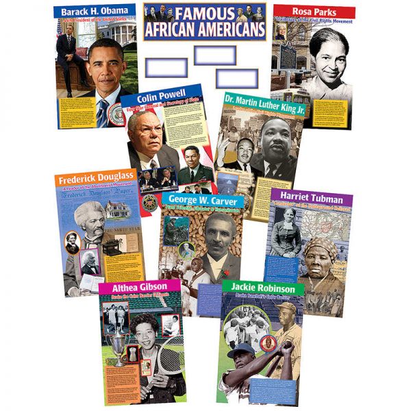 Teacher Created Resources Famous African Americans Bulletin Board Display Set