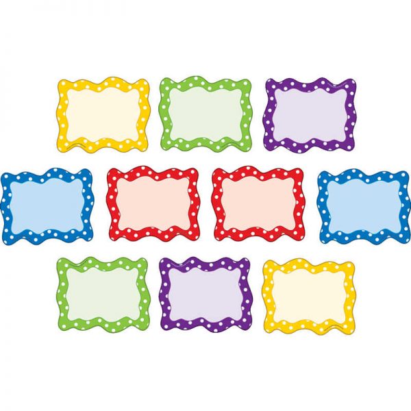Teacher Created Resources Polka Dots Blank Cards Accents