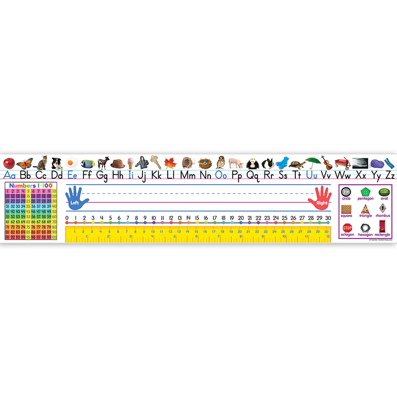 Teacher Created Resources Colorful Traditional Printing Jumbo Name Plates, 18″ x 24″, Pack of 36