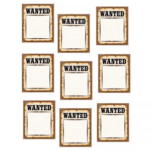 Teacher Created Resources Western Wanted Posters Accents