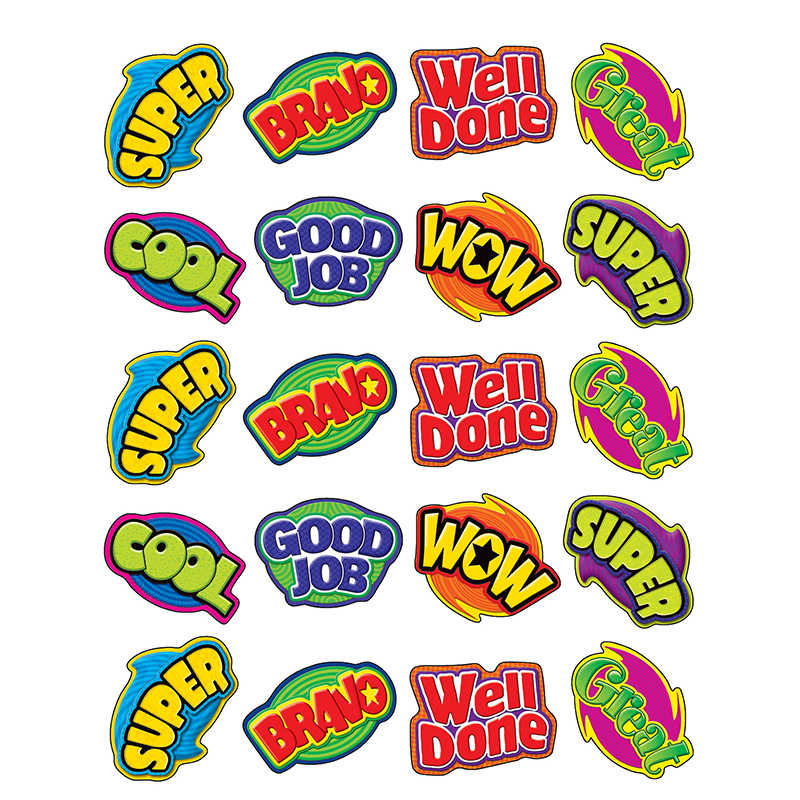 Teacher Created Resources Positive Words Stickers, Pack of 120