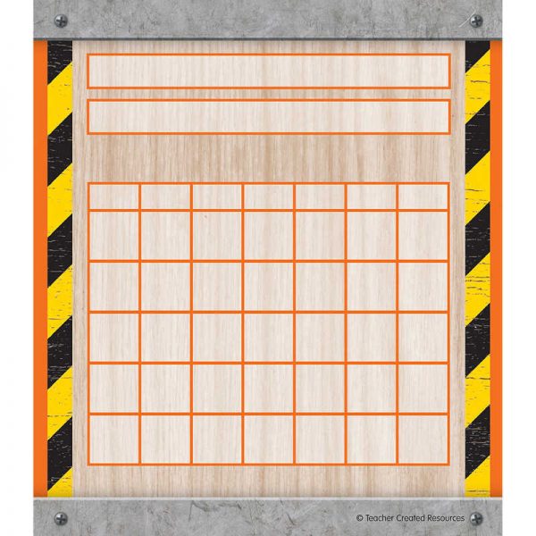 Teacher Created Resources Under Construction Incentive Charts, Pack of 36
