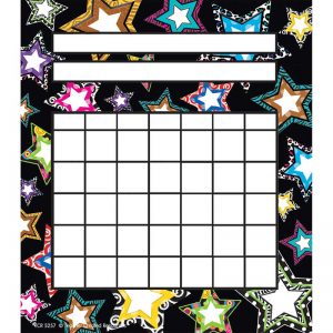Teacher Created Resources Fancy Stars Incentive Charts, Pack of 36